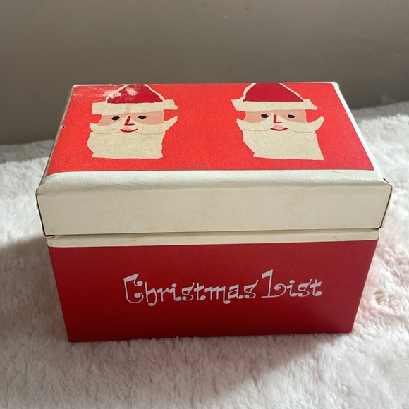 Vintage Other - 🎄•| vintage Christmas list box